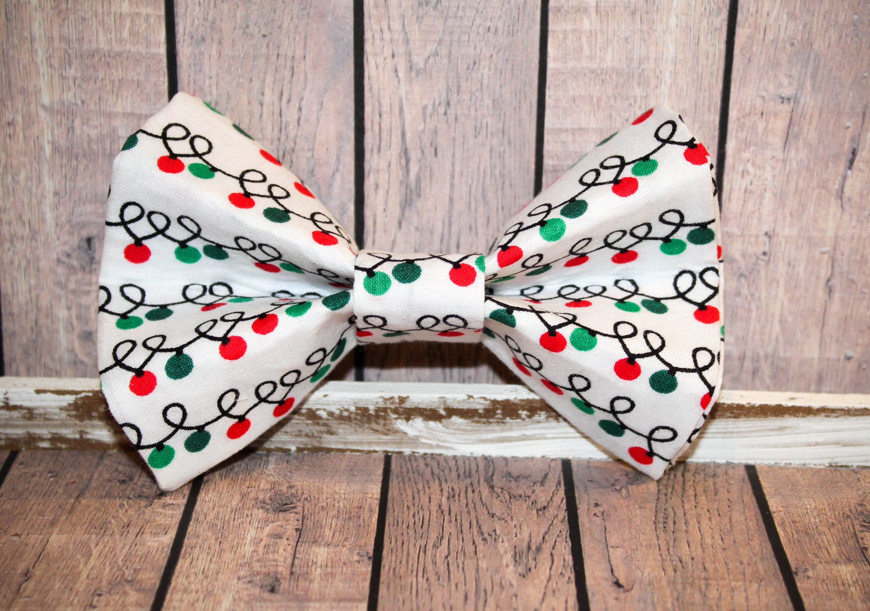 Red Gingham Dog Bow Tie Bow Tie for Dogs Cats Pets Bowtie Etsy