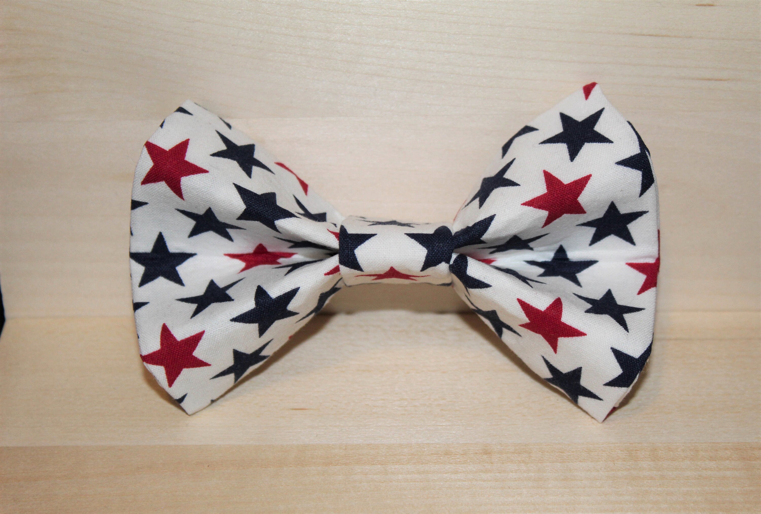 fourth of july dog bow tie