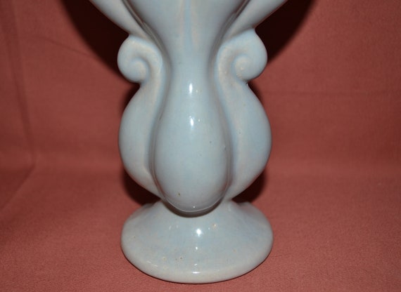 Vintage 1940 S Gonder Usa Lilcac And Pink Vase Urn Mid Etsy