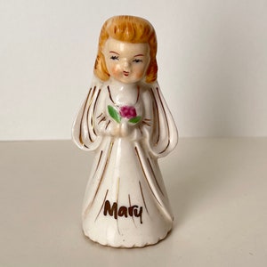 RARE Mid Century Vintage Bride Salt Shaker 50s Kitchen One of a Kind Ceramic Figurine Bride Bridal 1950s Wedding Gift