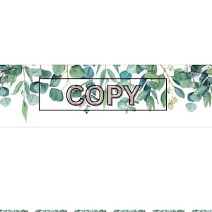 10 Drawer Labels, Mauve, Eucalyptus, Bohemian, Classroom Theme