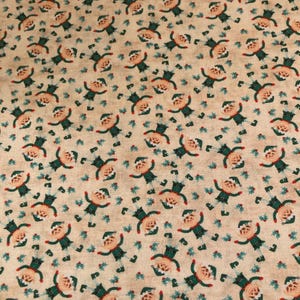 Buddy Elf Fabric 100% Cotton Fabric By the 1/2 Yard
