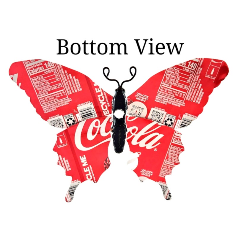 Coke Coca Cola Santa Can Butterfly image 4