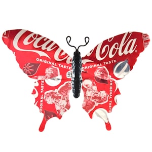 Coke Coca Cola Santa Can Butterfly image 1