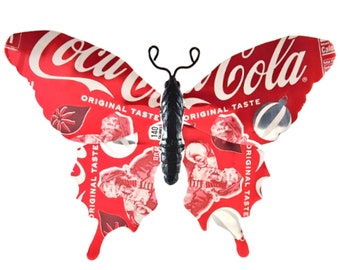Coke Coca Cola Santa Can Butterfly