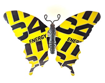 C4 Energy Recycled Aluminum Can Butterfly