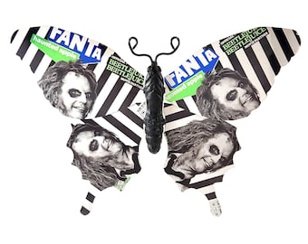 Fanta Beetlejuice Recycled Aluminum Can Butterfly
