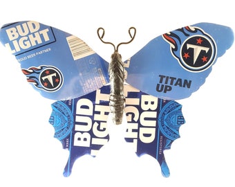 Bud Light Titans Recycled Aluminum Can Butterfly