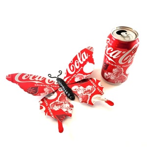 Coke Coca Cola Santa Can Butterfly image 3