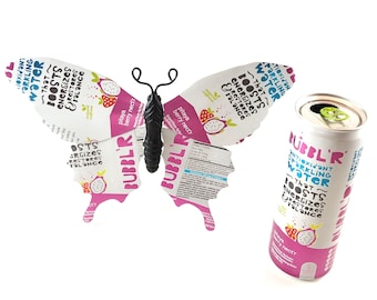 Bubbl'r Pitaya Berry Nect'r Aluminum Can Butterfly