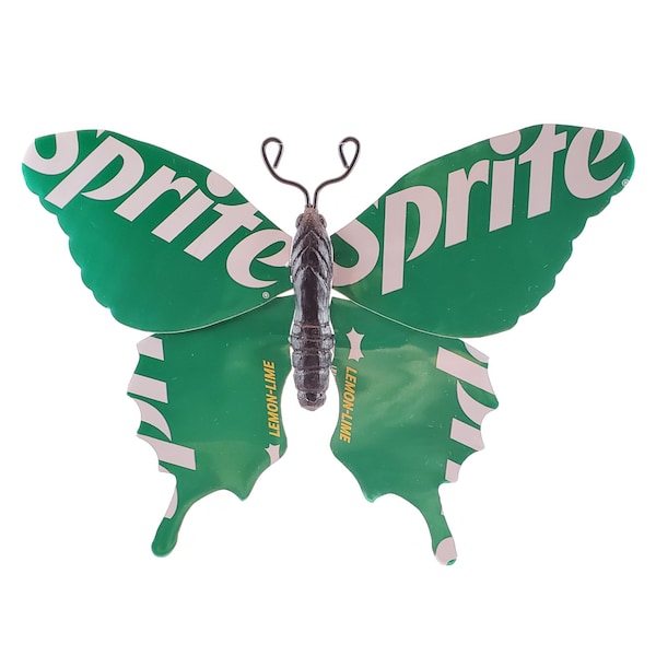 Sprite Recycled Can Butterfly