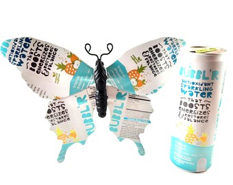 Bubbl'r Tropical Dream'r Aluminum Can Butterfly