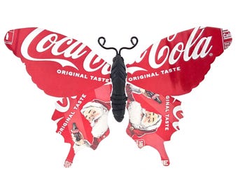 Coke Coca Cola Santa Can Butterfly 2025
