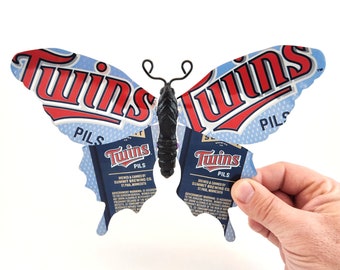 Twins Summit Pilsner Recycled Can Butterfly