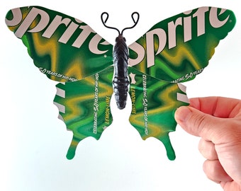 Sprite New Design Recycled Can Butterfly