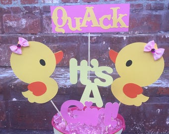 4pc Rubber Ducky Centerpiece
