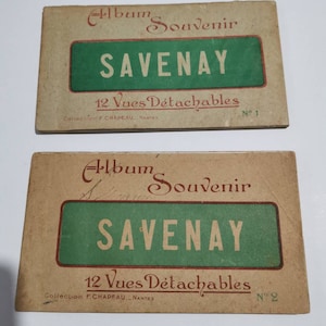 Album Souvenir Savenhay 12 Cartes Postales No. 1 & 2