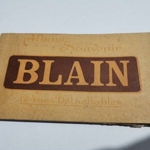 Album Souvenir Blain 12 cartes postales