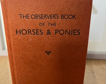 Rare faute d'impression The Observers Book of The Horses and Poneys
