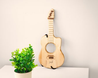 Personalized Sensory Toy Guitar for Toddlers |  Customized Preschool Montessori Gift | Unique Imaginative Play Development  Ukulele