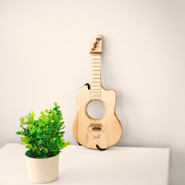 Personalized Sensory Toy Guitar for Toddlers |  Customized Preschool Montessori Gift | Unique Imaginative Play Development  Ukulele