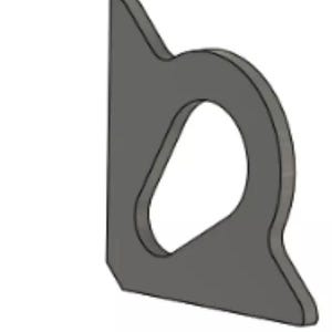 3&quot; Tie Down Gusset, 1/4&quot; Thick, Made In USA