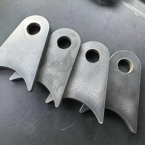4 Link Tab Bracket,1/4” Thick, 3/4” Hole, 2-5/8” Tall for 3.5” Tube – Set of 4
