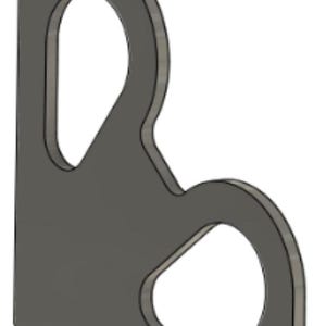 5 Inch Tie Down Gusset - Set of 4, 1/4&quot; Thick, Made In The USA