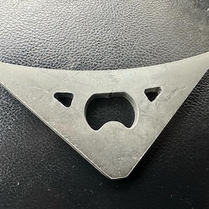 4-Pack, 4&quot; Bottle Opener Gusset, 90Degree, 1/4&quot; Steel Weld Bracket