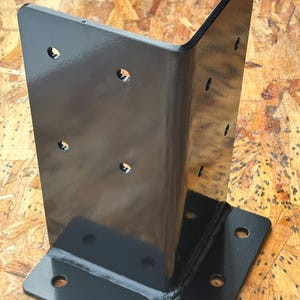 True 6x6 Reinforcement Corner Bracket (6” x 6” Actual) – Heavy-Duty Structural Post Mount
