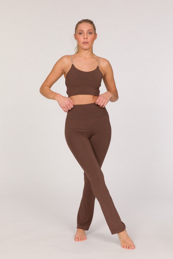 Bamboo High-waisted Slim Boot-cut Yoga 