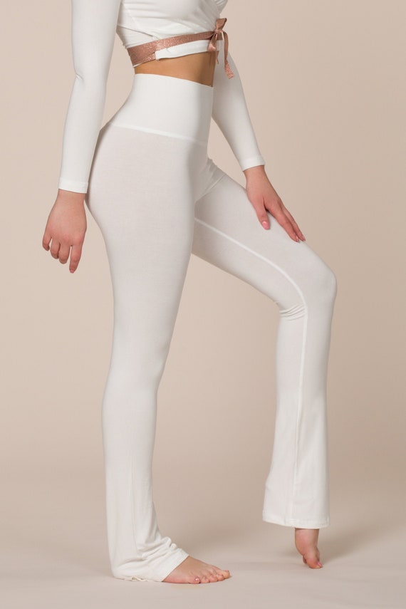 Bamboo High Waisted Slim Boot-cut Yoga 