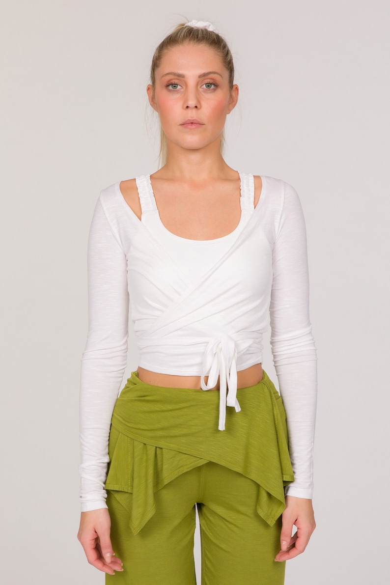 Yoga Ballet Wrap Top