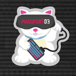 014: PHANPORT VR Lucky Cat Sticker