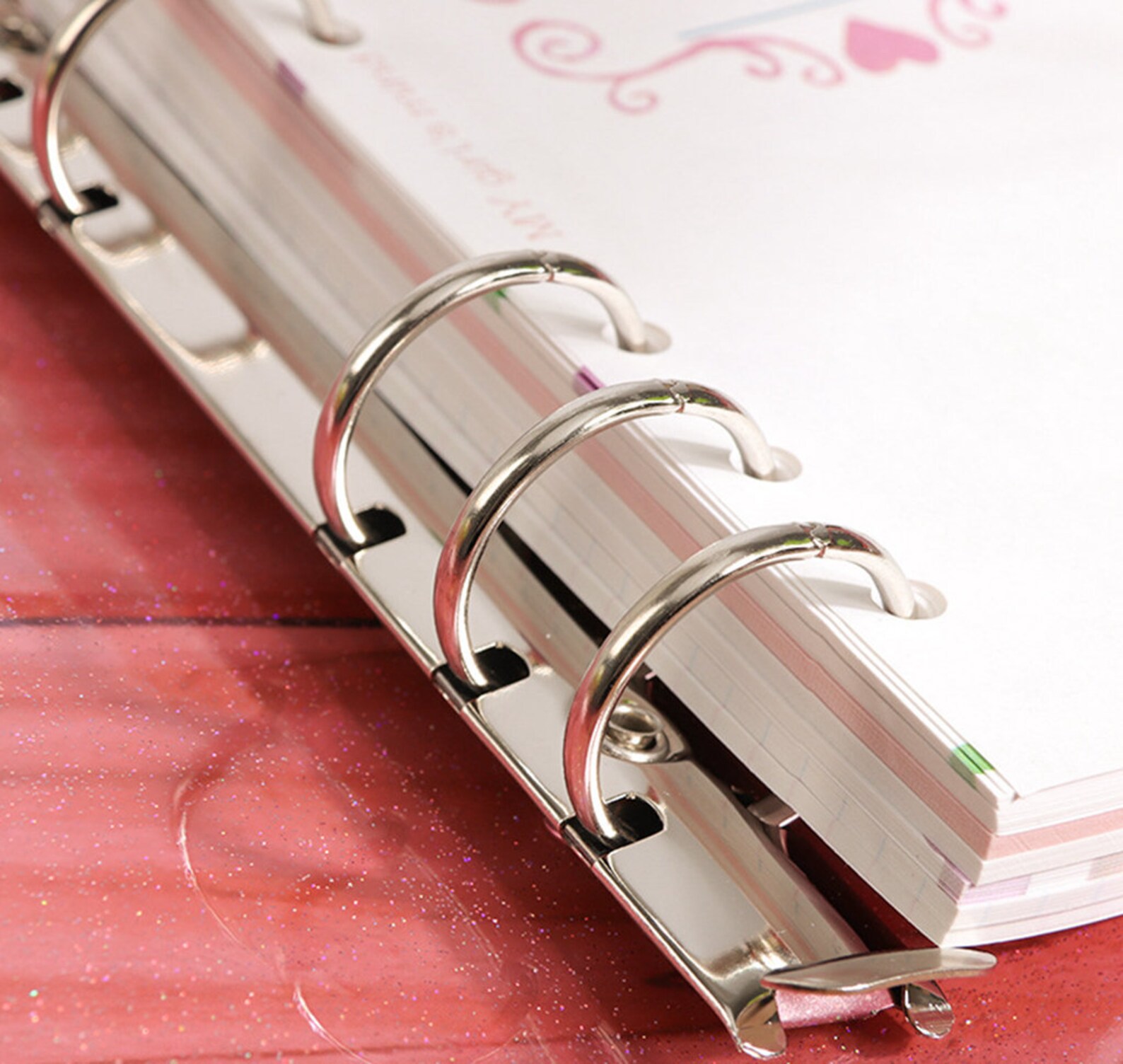 Clear Ring Binder A5 A6 A7 Planner Binder Loose Page Etsy