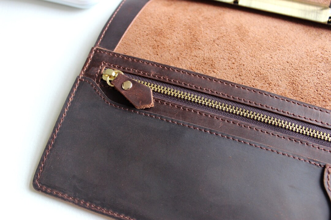 A5 Leather Journal Cover 6 Ring Binder Refillable for Bullet Jorunal