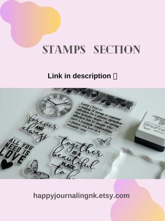 Rubber Stamps, Ink Stamps & Clear Stamps