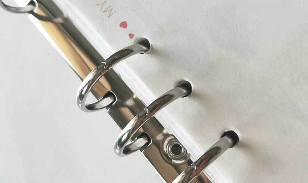 Clear Ring Binder A5 A6 A7 Planner Binder Loose Page Etsy