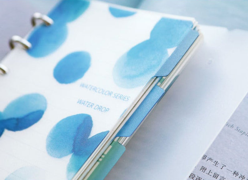 A5 6 Ring Binder Dividers Planner Dividers Frosty PVC Matte Etsy