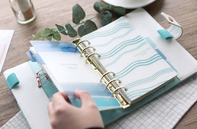 A5 6 Ring Binder Dividers Planner Dividers Frosty PVC Matte Etsy