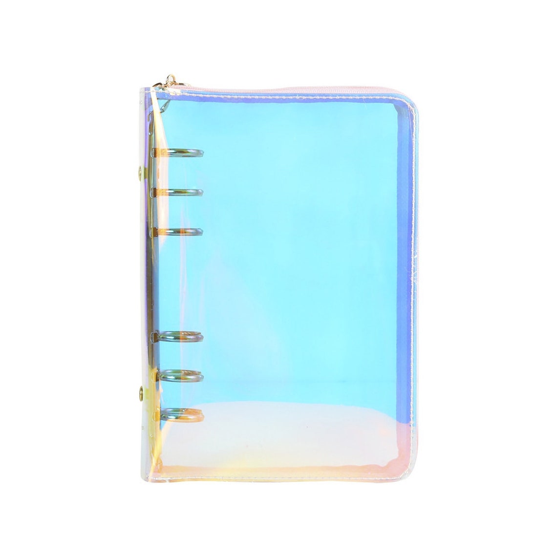 A6 Binder Cover Zippered Budget Binder Pink Metallic Planner Etsy Canada