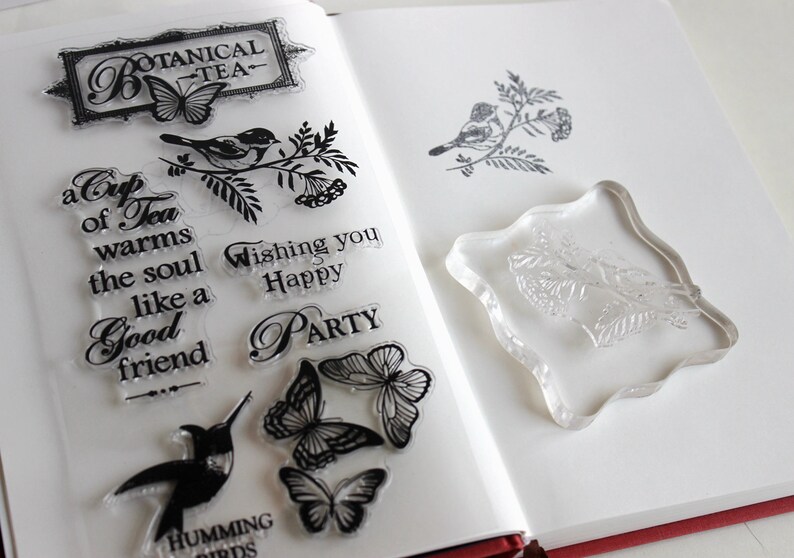 Acrylic Block for Clear Stamps Stamping Blocks Rubber Stamps Etsy