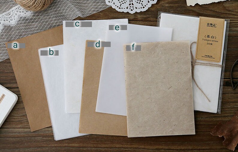 Junk Journal Paper Supplies Onion Paper Mixed Paper Media 6 Etsy