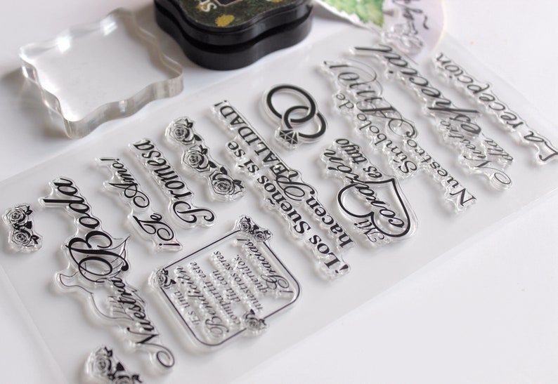 Planner Stamps Set Wedding Blessings And Sayings Diamond Etsy