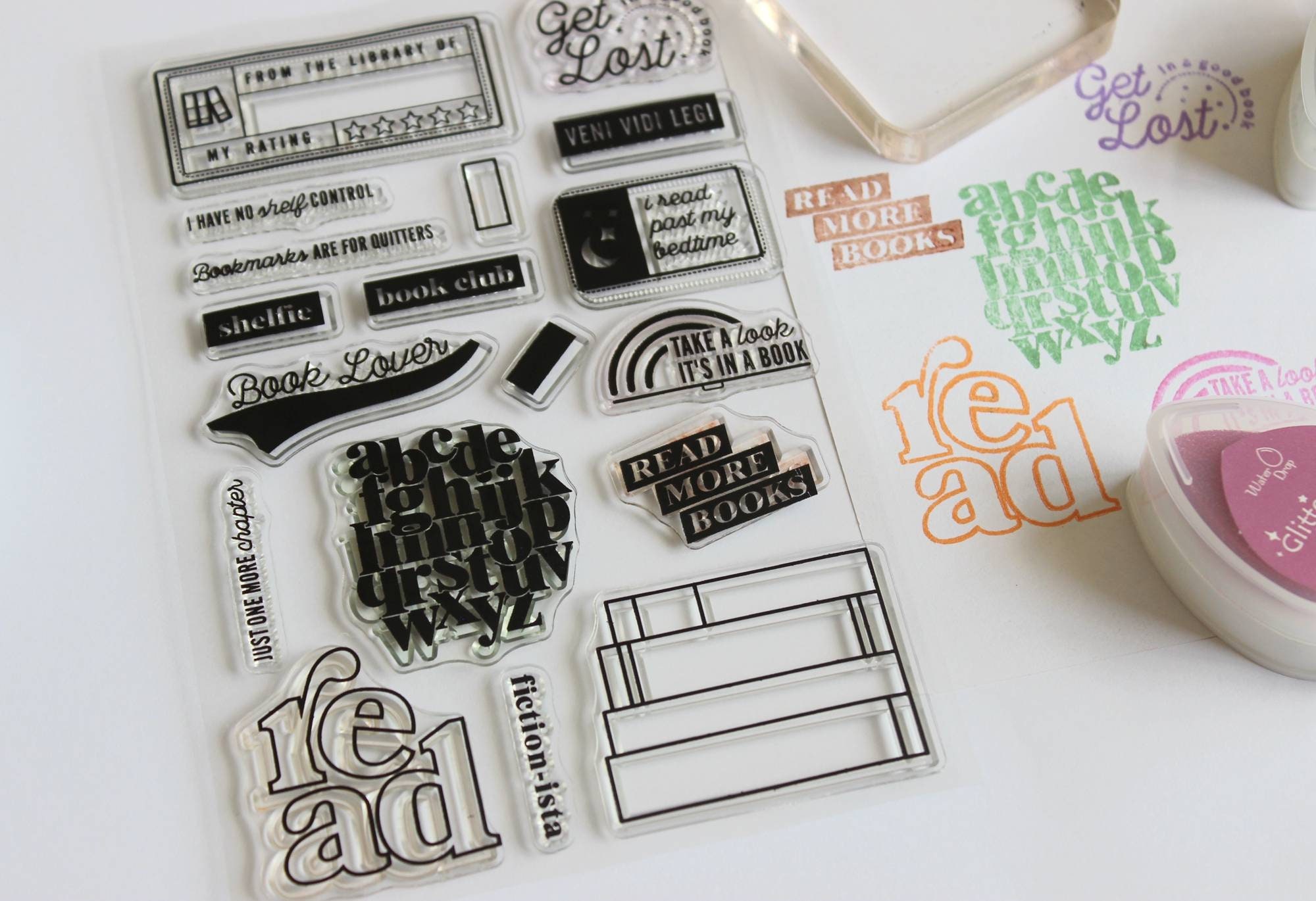 Labels for Your Books and Journals Rubber Stamp