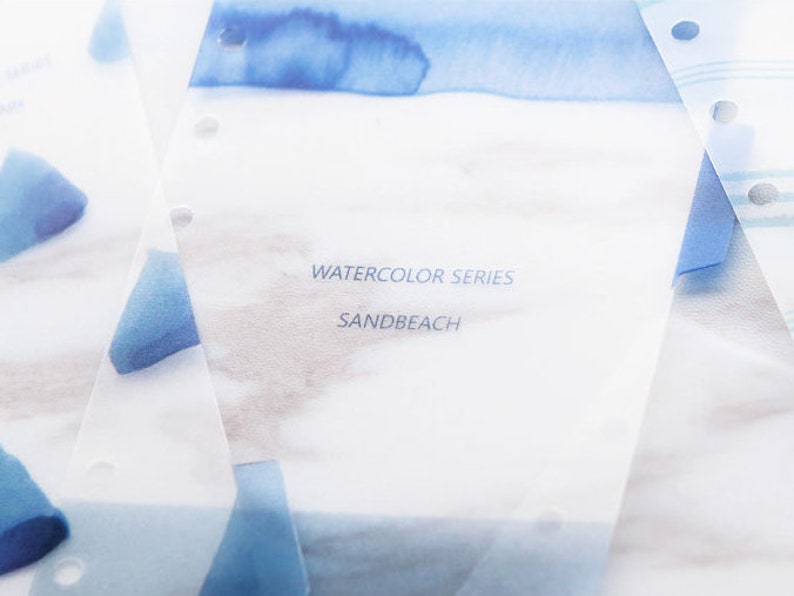 A5 6 Ring Binder Dividers Planner Dividers Frosty PVC Matte Etsy