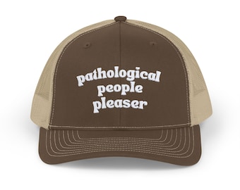 Pathological People Pleaser Hat Snapback Trucker Cap Swiftie Hat Taylor Merch Taylor Lyrics Tortured Poet Eras Tour Hat