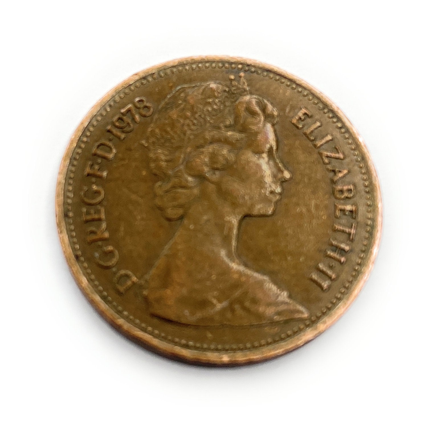 Vintage 50 new pence - Etsy 日本