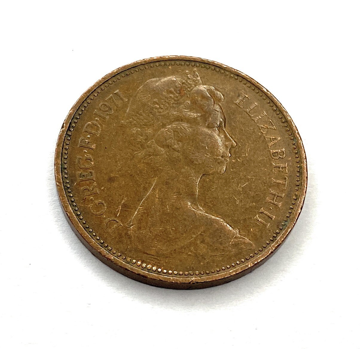 1971 New Pence 2p Coin - Etsy UK