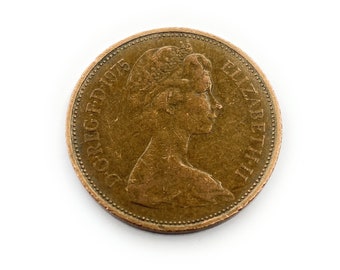 マン島 10ニューペンス硬貨☆1975年／未使用品／三脚巴